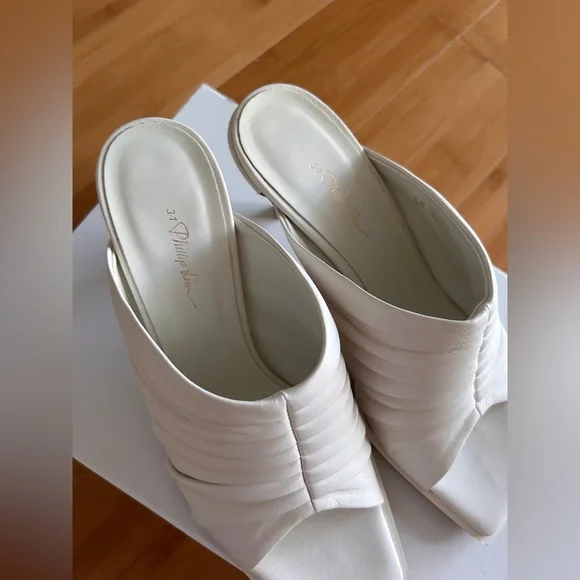 3.1 Phillip Lim Georgia Ruched Mule - Picture 6 of 9